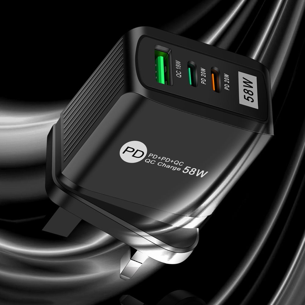 58W wall charger for iPhone
