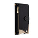 Black iPhone Card Holder Case With Lanyard