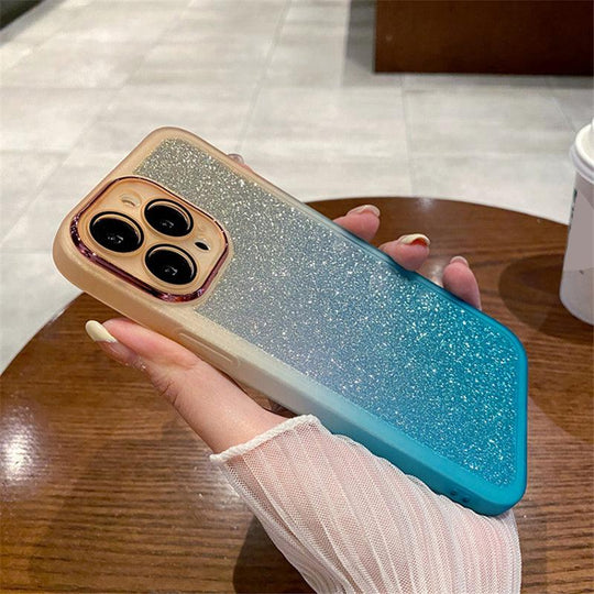 Luxury Silicone Phone Case Gradient Color Phone Case For iPhone - Mobile Gadget HQ