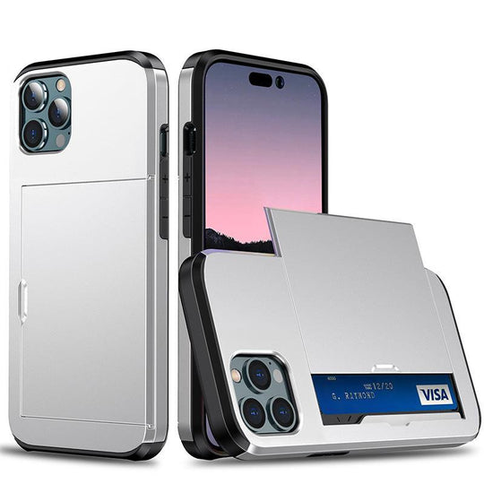 iPhone Case Wallet with Credit Card Slot Holder For iPhone 12 13 14 - Mobile Gadget HQ