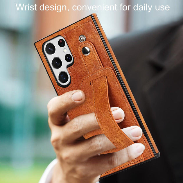 Luxury Mobile Phone Skin Protective Leather Case For Samsung - Mobile Gadget HQ