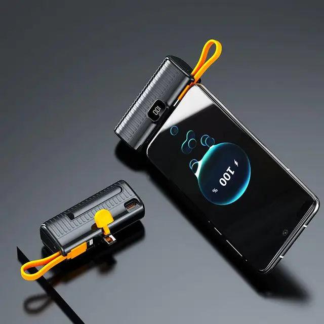 Mini Power Bank With Digital Display For iPhone Samsung - Mobile Gadget HQ