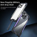 iPhone 15 Armor Case Transparent Metal Case - Mobile Gadget HQ