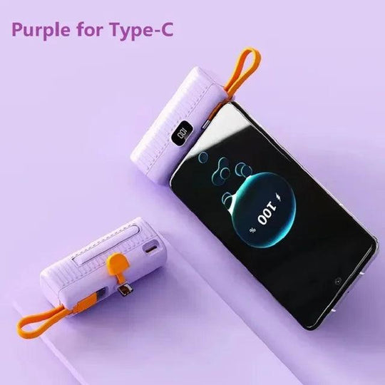 Mini Power Bank With Digital Display For iPhone Samsung - Mobile Gadget HQ