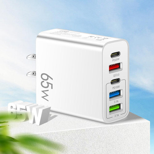 65W Mobile Phone Charger Multi Ports Fast Charging - Mobile Gadget HQ