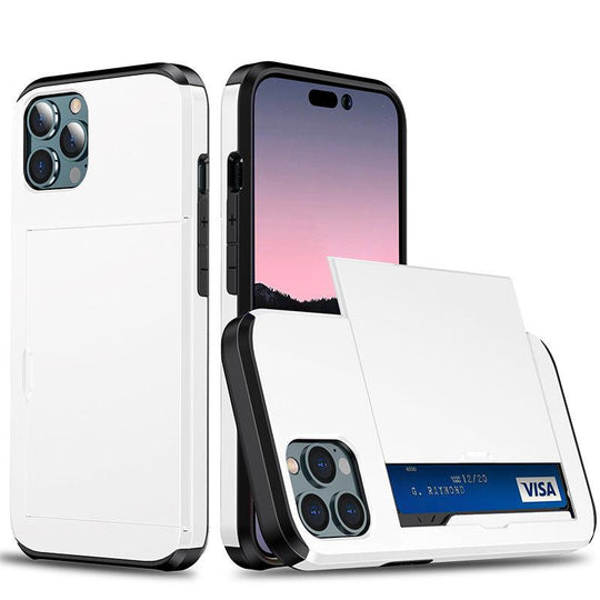 iPhone Case Wallet with Credit Card Slot Holder For iPhone 12 13 14 - Mobile Gadget HQ