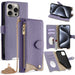 Crossbody makeup mirror case