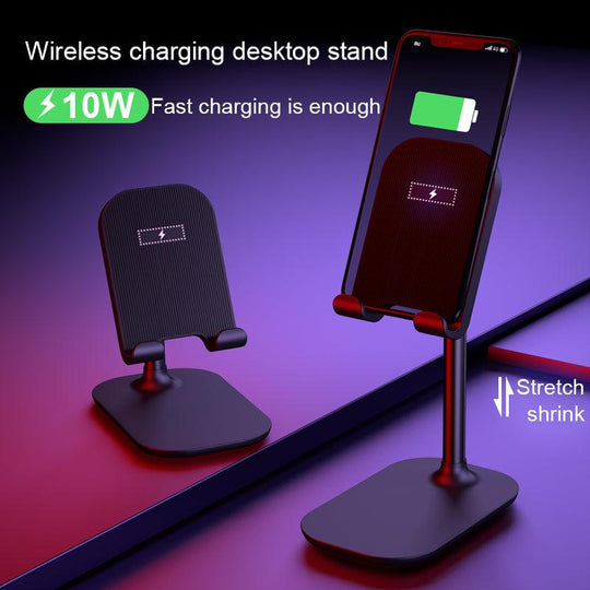 Wireless Charger Folding Portable Desktop Wireless Charging Stand - Mobile Gadget HQ