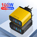 Four Port Mobile Phone Charger Fast Charging - Mobile Gadget HQ