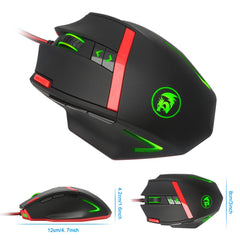 Wired Gaming Mouse with Programmable Buttons USB Wired for Desktop PC