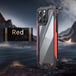 iPhone 15 Armor Case Transparent Metal Case - Mobile Gadget HQ