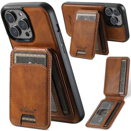 Magnetic Magsafe iPhone Case Wireless Chargering Case With Card Holder - Mobile Gadget HQ