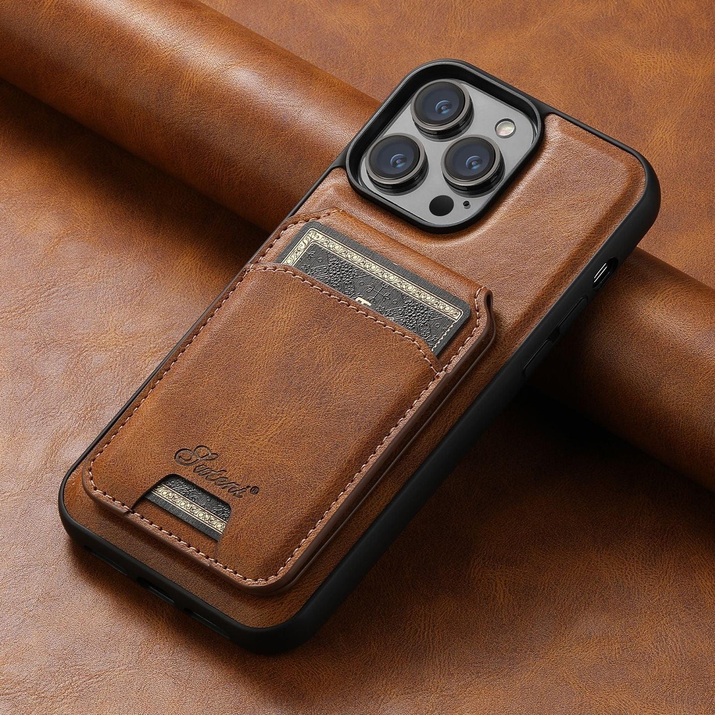 Magnetic Magsafe iPhone Case Wireless Chargering Case With Card Holder - Mobile Gadget HQ
