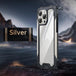 iPhone 15 Armor Case Transparent Metal Case - Mobile Gadget HQ