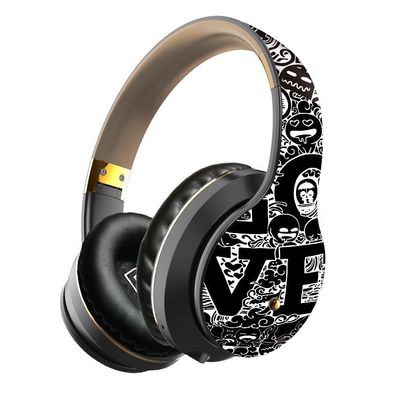 Graffiti Pattern Wireless Bluetooth Headset - Mobile Gadget HQ