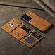 Samsung Galaxy Magnetic Magsafe Protective Leather Case With Card Holder - Mobile Gadget HQ