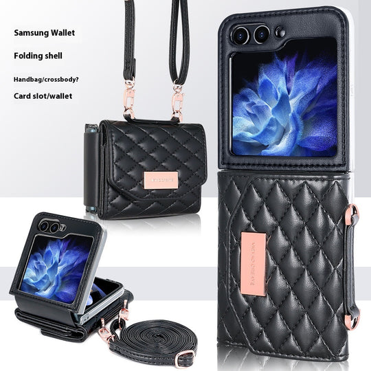 Fashion Lanyard Over The Shoulder Phone Case For Samsung Z Flip - Mobile Gadget HQ