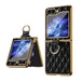 Luxury Diamond Ring Bracket Phone Case for Z Flip 5 - Mobile Gadget HQ