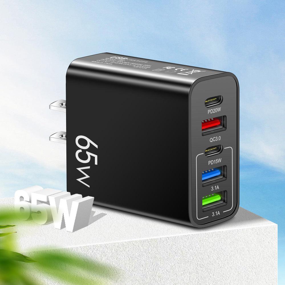 65W Mobile Phone Charger Multi Ports Fast Charging - Mobile Gadget HQ