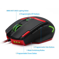 Wired Gaming Mouse with Programmable Buttons USB Wired for Desktop PC