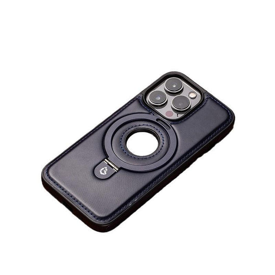 Leather Magnetic Bracket Case For iPhone Phone Protective Case - Mobile Gadget HQ