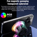 Magnetic Portable RGB Light Bluetooth Speaker Phone Holder - Mobile Gadget HQ