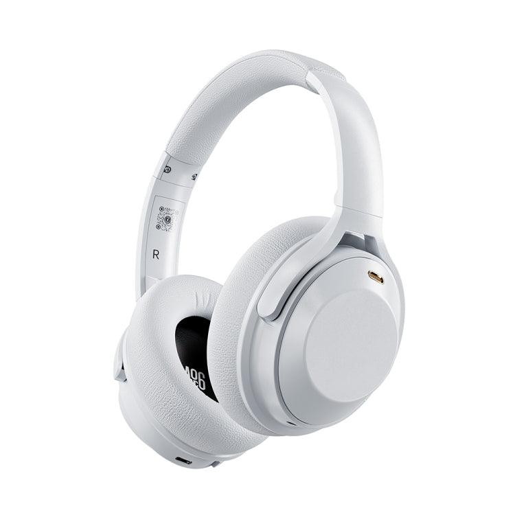 Wireless ANC Noise Canceling Headset Over Ear Bluetooth Headphone(White) - Mobile Gadget HQ