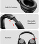 Wireless ANC Noise Canceling Headset Over Ear Bluetooth Headphone(Black) - Mobile Gadget HQ
