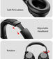 Wireless ANC Noise Canceling Headset Over Ear Bluetooth Headphone(White) - Mobile Gadget HQ