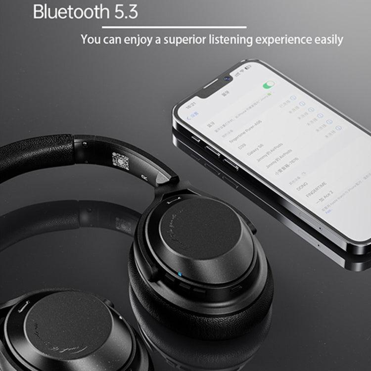 Wireless ANC Noise Canceling Headset Over Ear Bluetooth Headphone(White) - Mobile Gadget HQ