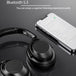 Wireless ANC Noise Canceling Headset Over Ear Bluetooth Headphone(White) - Mobile Gadget HQ