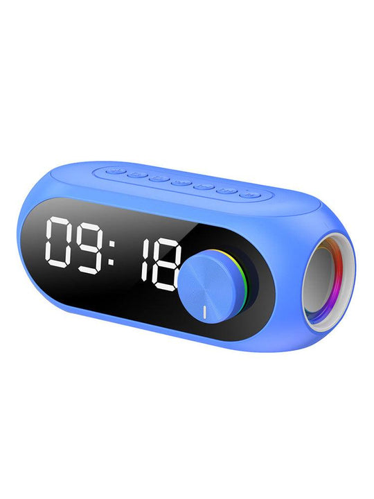 Wireless Bluetooth Speaker With Clock Alarm RGB Lights - Mobile Gadget HQ