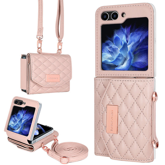Fashion Lanyard Over The Shoulder Phone Case For Samsung Z Flip - Mobile Gadget HQ