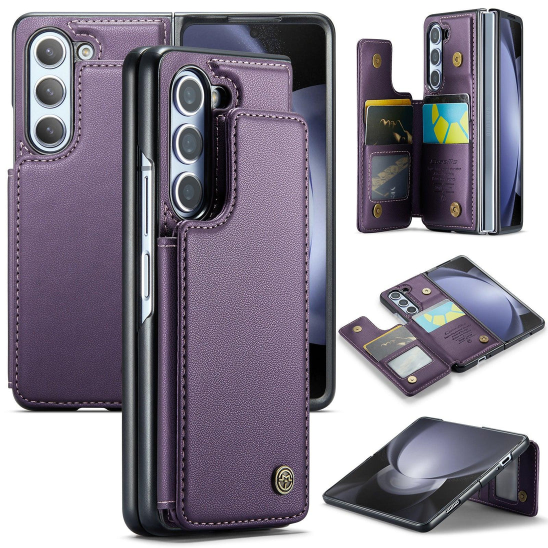 Samsung Fold Flip Phone Case with Card Holders - Mobile Gadget HQ