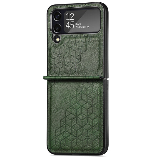 z flip 4 slim case faux leather
