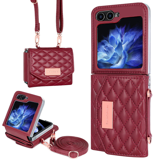 Fashion Lanyard Over The Shoulder Phone Case For Samsung Z Flip - Mobile Gadget HQ