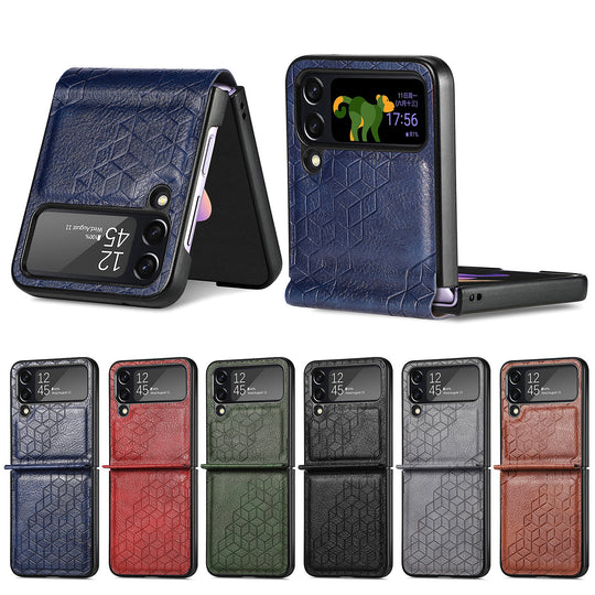 leather cover for galaxy z flip 4