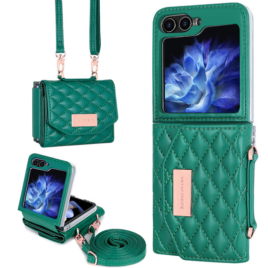 Fashion Lanyard Over The Shoulder Phone Case For Samsung Z Flip - Mobile Gadget HQ