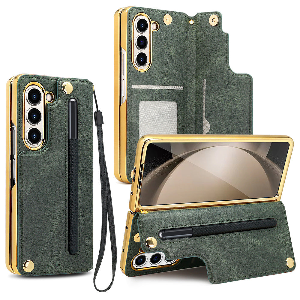 z fold case with pen holder