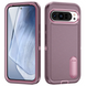 Pink phone case with stand feature on a white background