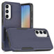 Navy blue Heavy duty Galaxy S25 armor shell case