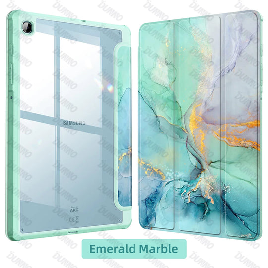 Samsung Galaxy Tab Smart Case emerald marble case