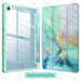 Samsung Galaxy Tab Smart Case emerald marble case