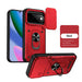 Red and black Rugged Armor Protector Case For Google Pixel 11 10