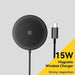 Essager magnetic wireless charger with cable on a gray background