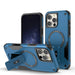 Blue MagSafe Wireless Charging iPhone Armor Case