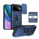 Blue rugged Heavy Duty Armor Case Google Pixel 10 with a built-in rotating ring kickstand