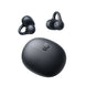 Black wireless earbuds with charging