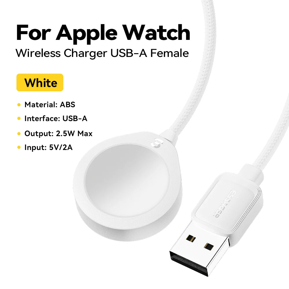 magnetic wireless charging cable for Apple Watch