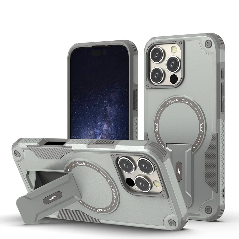 Rugged Shockproof Armor MagSafe Case for iPhone